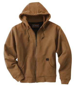 Dri Duck Men's Crossfire Heavyweight Power Fleece Hooded Jacket With Thermal Lining 7033