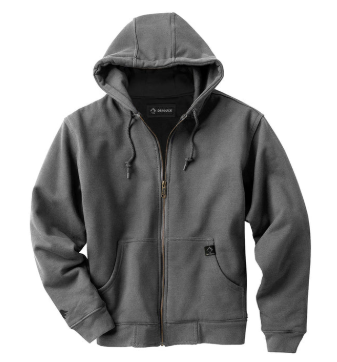 Dri Duck Men's Crossfire Heavyweight Power Fleece Hooded Jacket With Thermal Lining 7033
