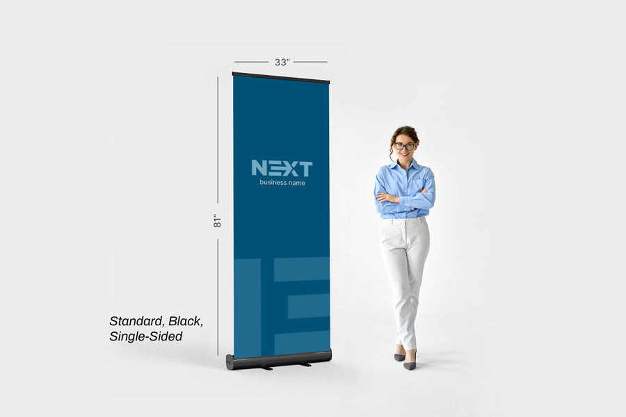Retractable Banners 33" x 81"